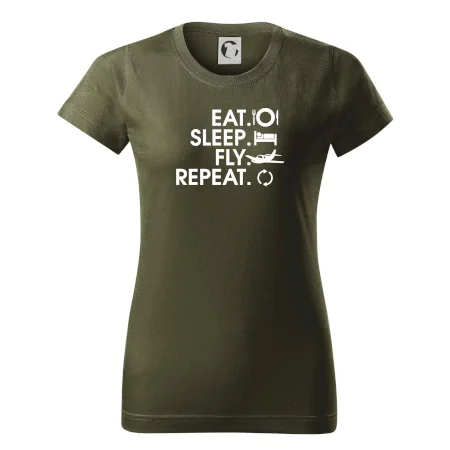 Eat sleep fly repeat