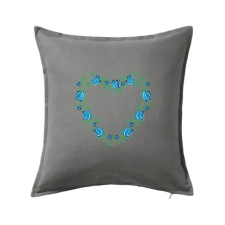 Modré tulipánové srdiečko (Pecka design)