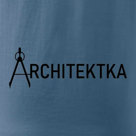 Architektka nápis