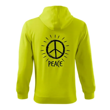 Peace symbol čiernobiely