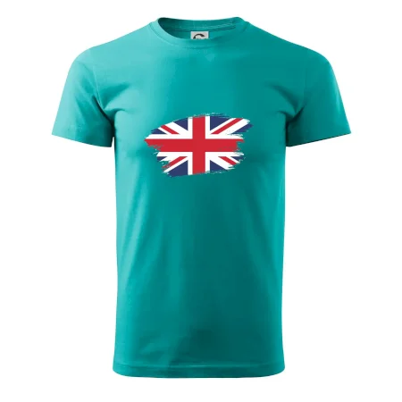 Britská vlajka roztrhaná