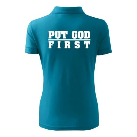 Put God first hrubý nápis