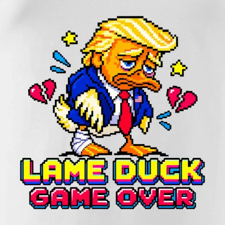 Trump lame duck pixel art game over