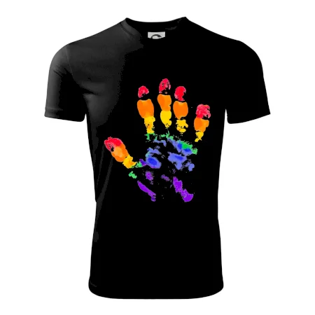 LGBT hand print