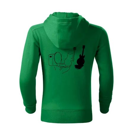 Mačka a gitara WC