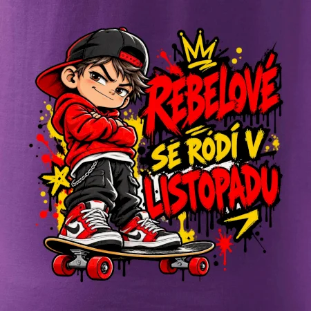 Novembroví rebeli sa rodia na skateboarde