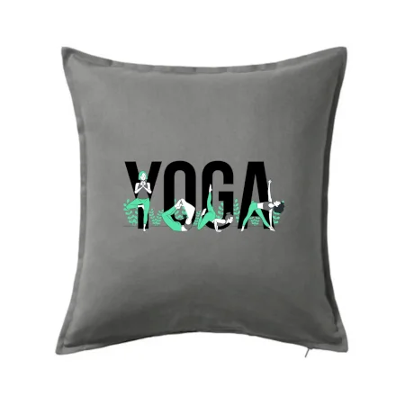 Yoga nápis farebný