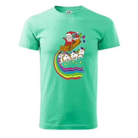 Santa a jednorožce (Pecka design)