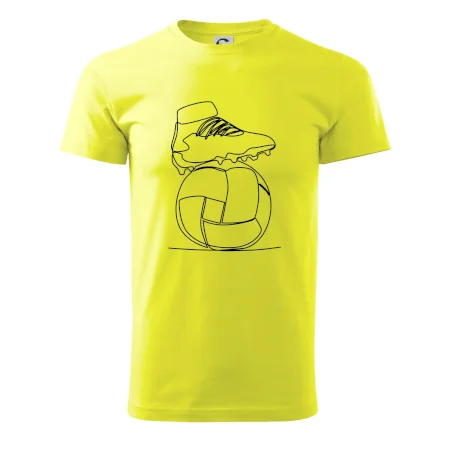 Futbalová lopta kopačka jedným ťahom