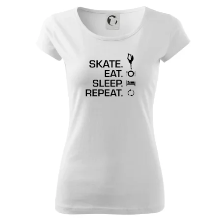 Eat sleep skate - ľadové korčuľovanie