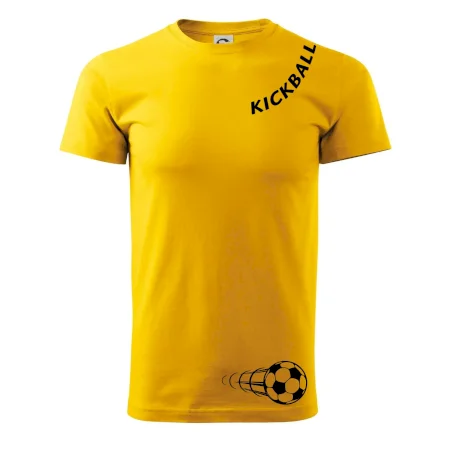 Kickball nápis šikmo