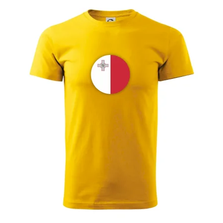 Vlajka Malta okrúhla veľká
