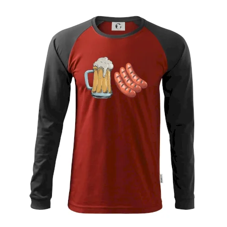 Pivo a klobása
