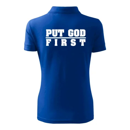 Put God first hrubý nápis