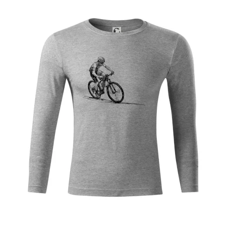 MTB kreslený cyklista