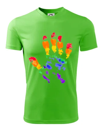 LGBT hand print