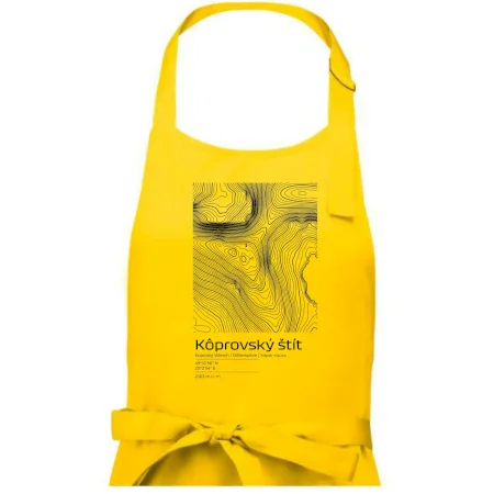 Kôprovský štít - vrstevnice v obdĺžniku