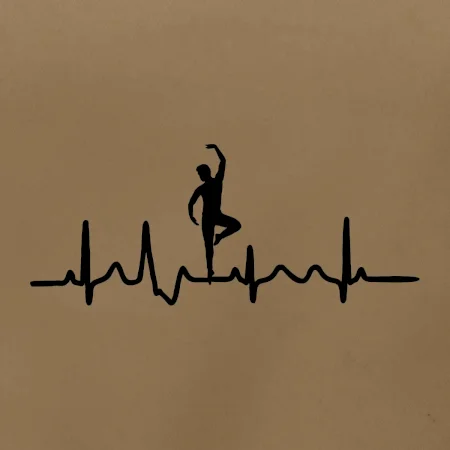 EKG tanečník muž