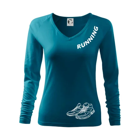 Running nápis šikmo