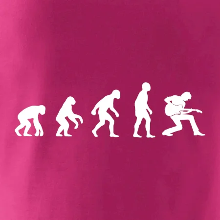 Evolúcia gitarista - kľačiaci