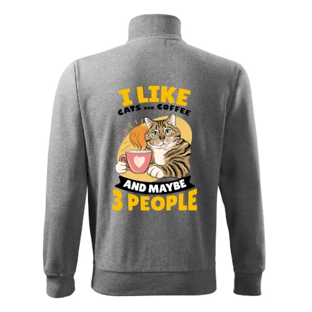 I like cats and coffee and maybe 3 people