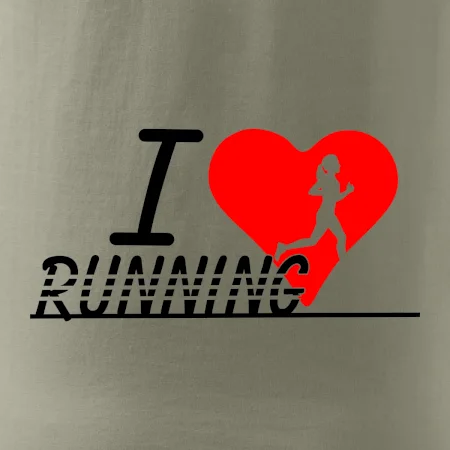 I love running dievča