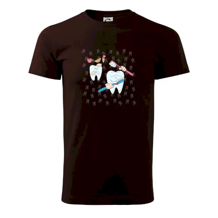 Zubárske tričko - kefka a jedlo