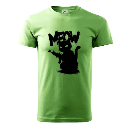 Meow mačka so zbraňou