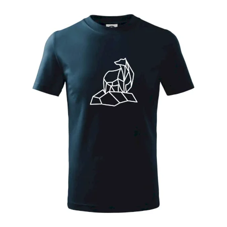 Geometria ľadový medveď na ľade