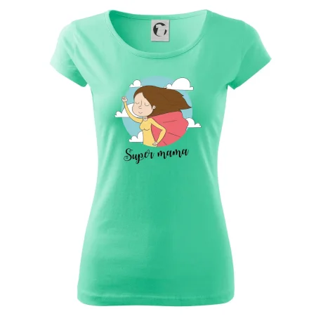 Kreslený obrázok Super mama