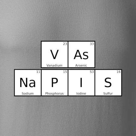 Vlastný nápis - periodická tabuľka