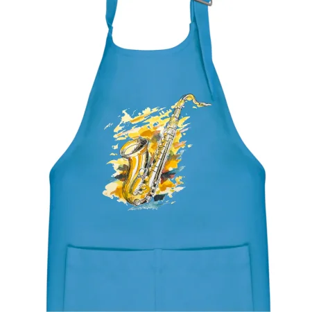 Saxofón maľovaný