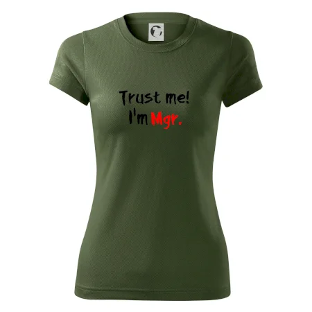 Trust me I´m  Mgr. / Ver mi som Magister.