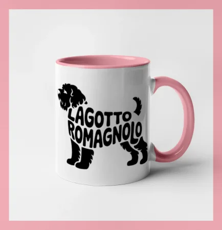 Lagotto romagnolo nápis v tele