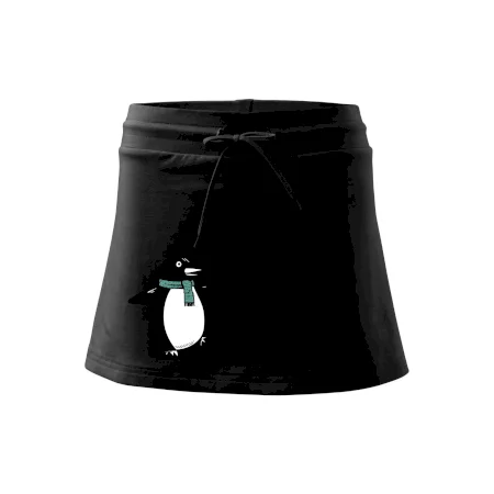 Tučniak so zeleným šálom