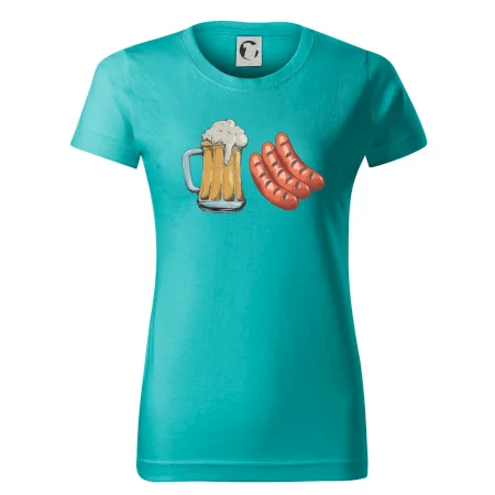 Pivo a klobása