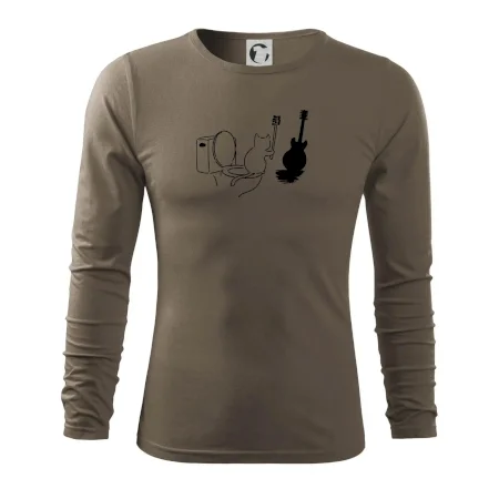 Mačka a gitara WC