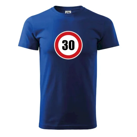 Dopravná značka - obmedzenie rýchlosti 30