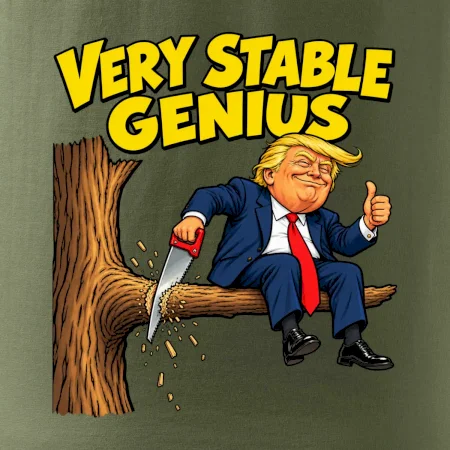 Donald Trump řeže vlastní větev Very stable genius
