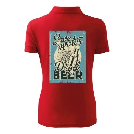 Save water drink beer poster