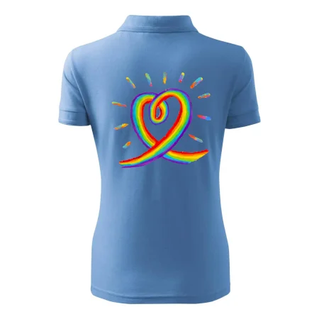 Srdce pride dúha kreslená