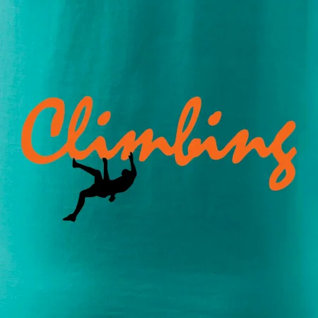 Climbing písací text