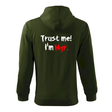 Trust me I´m  Mgr. / Ver mi som Magister.