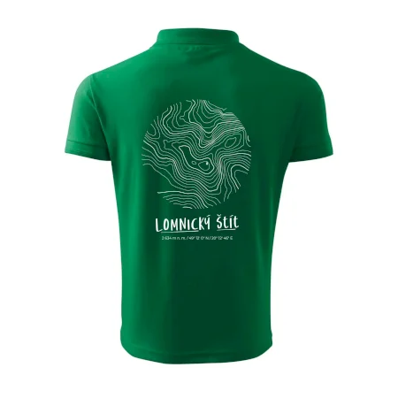 Lomnický štít - vrstevnice v kruhu