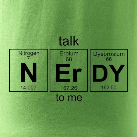 Talk nerdy - periodická tabuľka