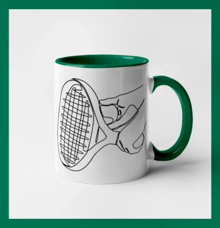 Tenisová raketa jedným ťahom