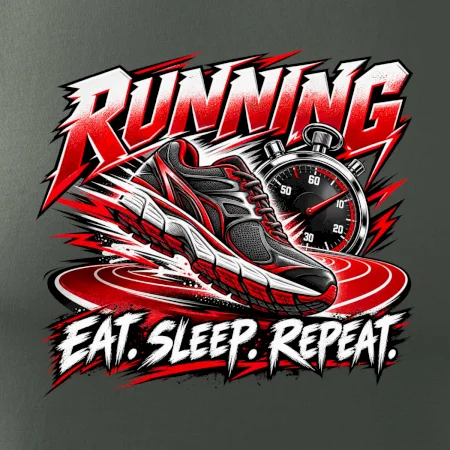 Bežecká topánka so stopkami eat sleep repeat