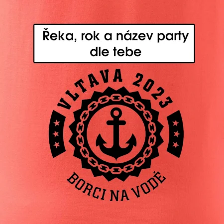 K vode - kotva (vlastný nápis)