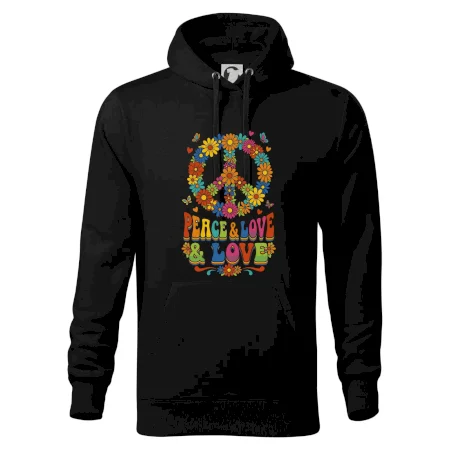 Peace and love - na výšku s květy