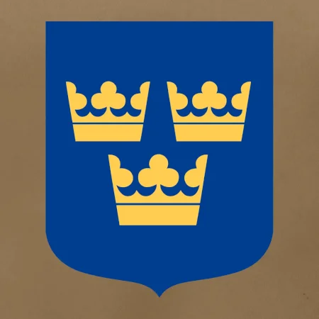 Švédsky znak tri korunky na prsník